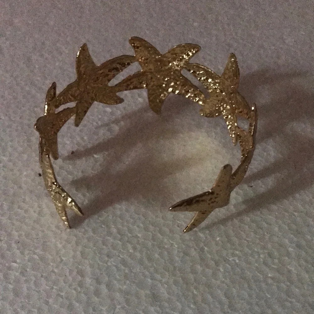 Gold Starfish Cuff Bracelet - Women Accessories